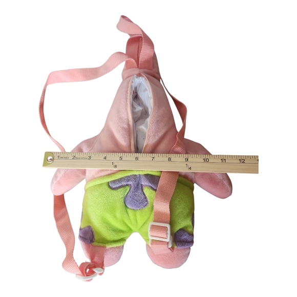 Nickelodeon Patrick Star Plush Backpack | Spongebob Squarepants Character Bag - Picture 5 of 10